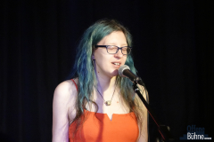 Evy bei der Anfangsmoderation