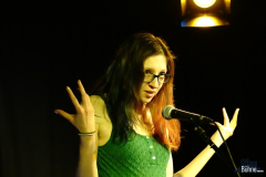 Evy bei der Anfangsmoderation