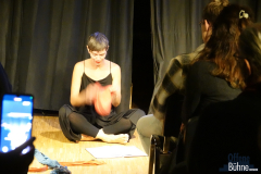 Anke las und tanzte einen sehr bewegenden Text!